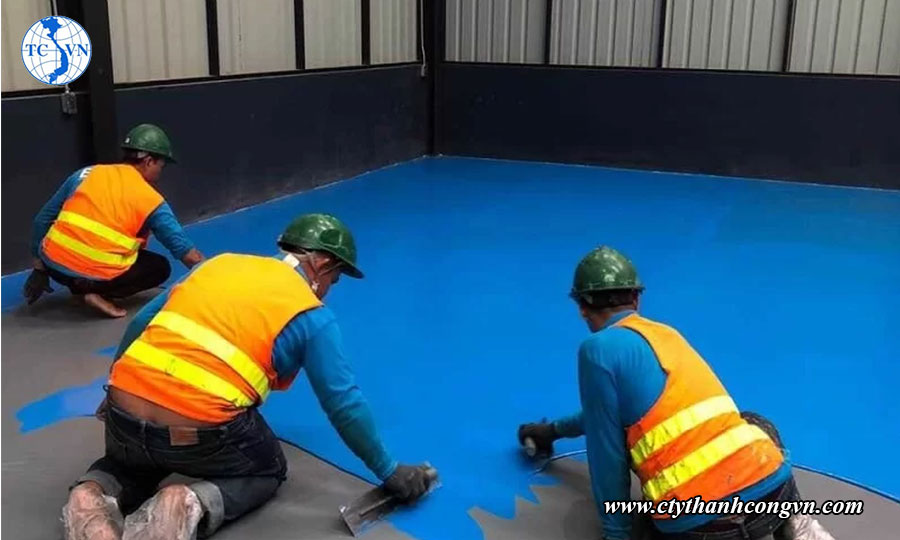 Dự Án Thi Công Sàn Epoxy Tự Phẳng
