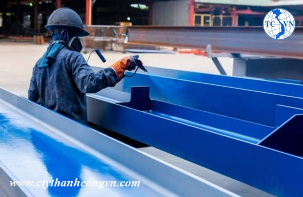 sơn-chống-cháy-khung-thép
